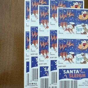 2012 USA posted stamps collection = 1000 stamps